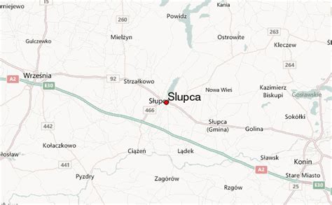 Słupca Map 